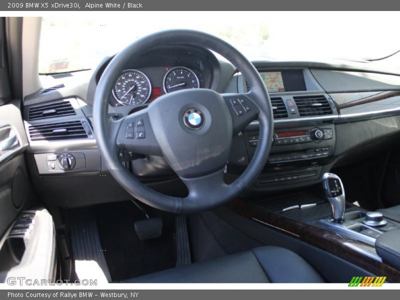 Alpine White / Black 2009 BMW X5 xDrive30i