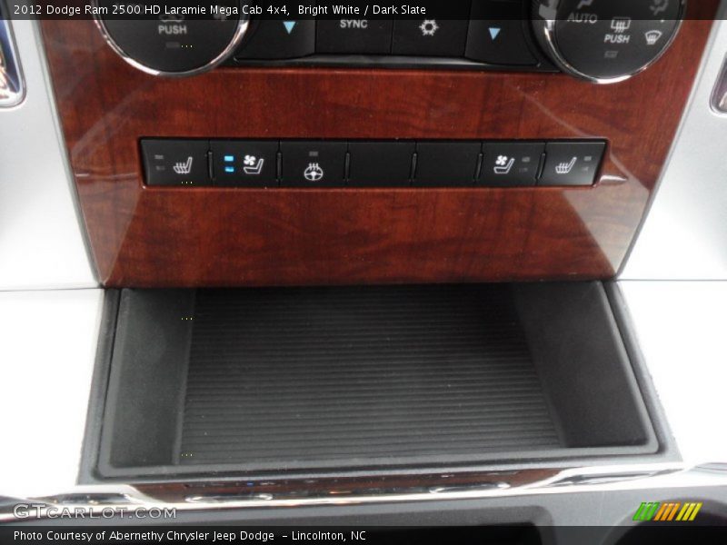 Bright White / Dark Slate 2012 Dodge Ram 2500 HD Laramie Mega Cab 4x4