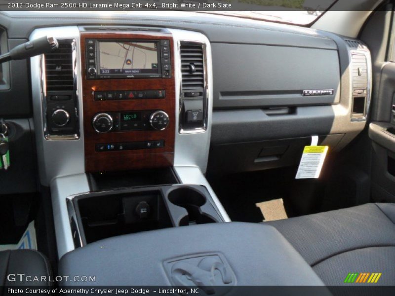 Dashboard of 2012 Ram 2500 HD Laramie Mega Cab 4x4