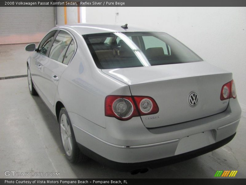 Reflex Silver / Pure Beige 2008 Volkswagen Passat Komfort Sedan