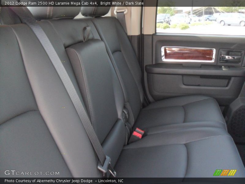 Bright White / Dark Slate 2012 Dodge Ram 2500 HD Laramie Mega Cab 4x4