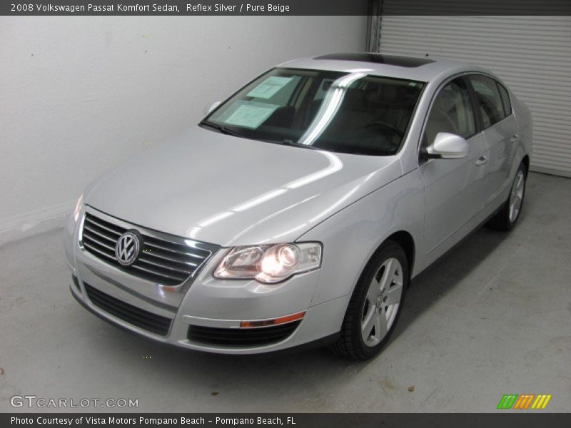 Reflex Silver / Pure Beige 2008 Volkswagen Passat Komfort Sedan