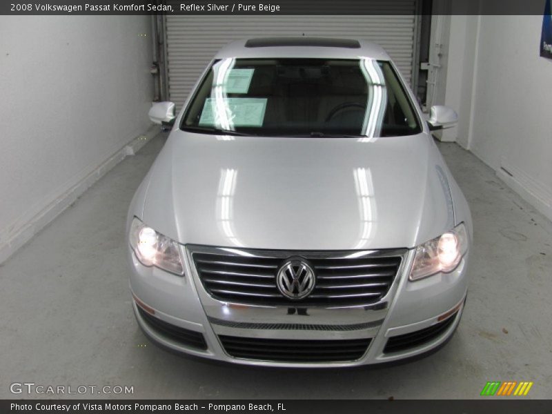 Reflex Silver / Pure Beige 2008 Volkswagen Passat Komfort Sedan