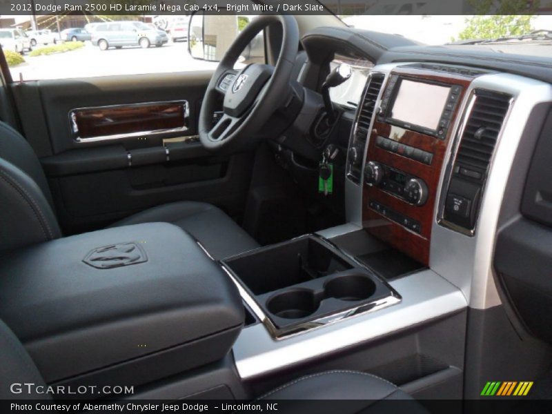 Bright White / Dark Slate 2012 Dodge Ram 2500 HD Laramie Mega Cab 4x4