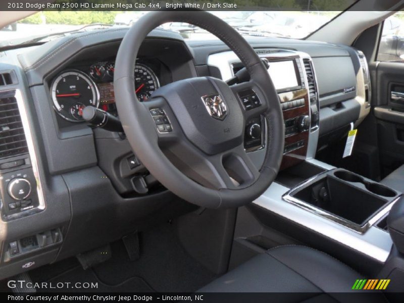  2012 Ram 2500 HD Laramie Mega Cab 4x4 Dark Slate Interior