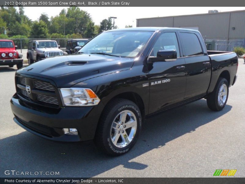 Front 3/4 View of 2012 Ram 1500 Sport Crew Cab 4x4