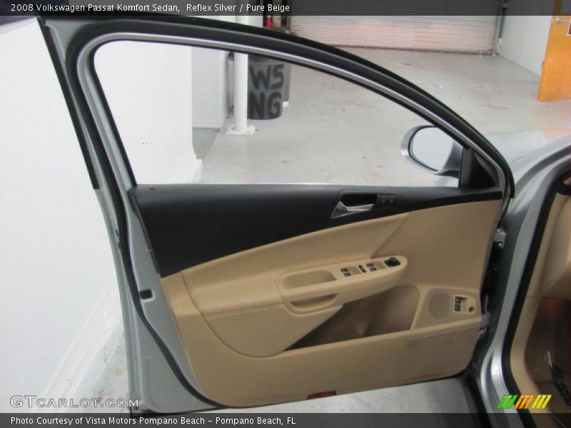 Reflex Silver / Pure Beige 2008 Volkswagen Passat Komfort Sedan