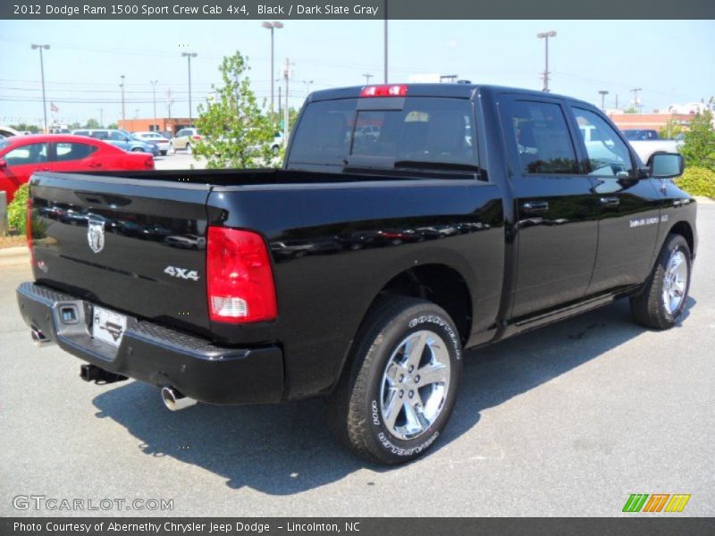 Black / Dark Slate Gray 2012 Dodge Ram 1500 Sport Crew Cab 4x4
