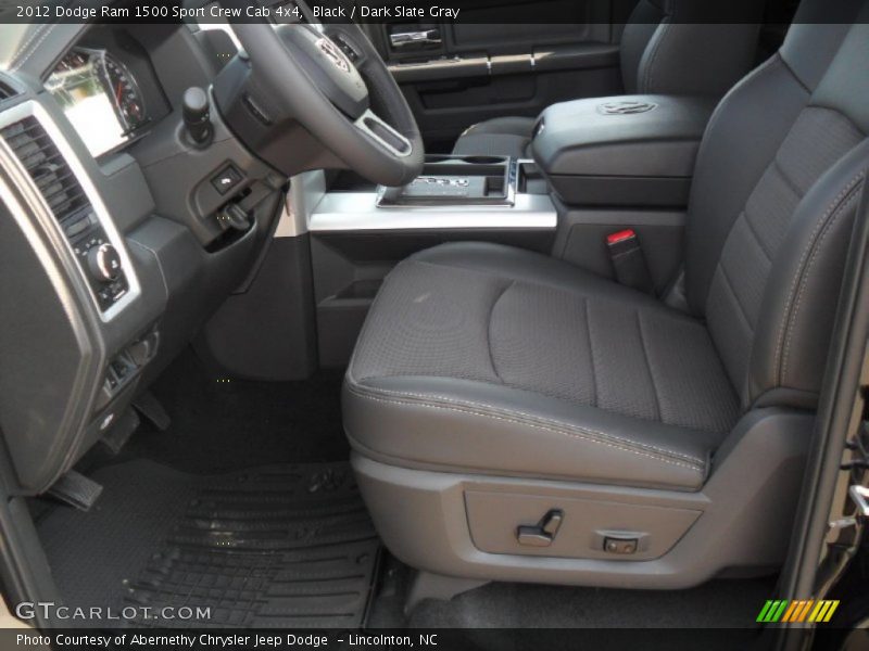  2012 Ram 1500 Sport Crew Cab 4x4 Dark Slate Gray Interior