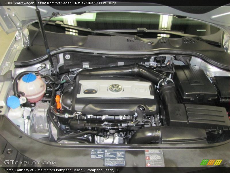 Reflex Silver / Pure Beige 2008 Volkswagen Passat Komfort Sedan