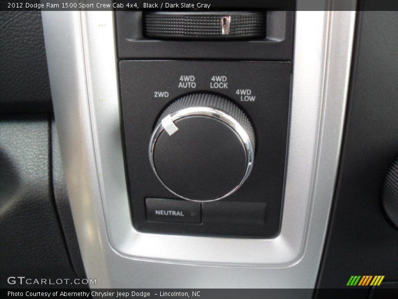 Controls of 2012 Ram 1500 Sport Crew Cab 4x4