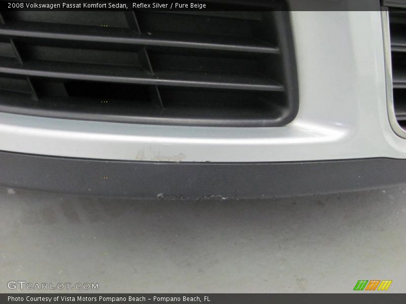 Reflex Silver / Pure Beige 2008 Volkswagen Passat Komfort Sedan
