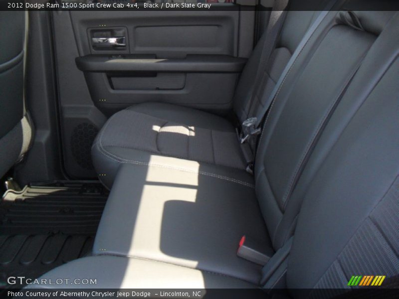 Black / Dark Slate Gray 2012 Dodge Ram 1500 Sport Crew Cab 4x4