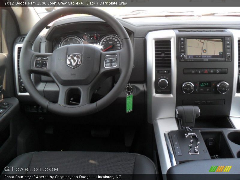 Dashboard of 2012 Ram 1500 Sport Crew Cab 4x4