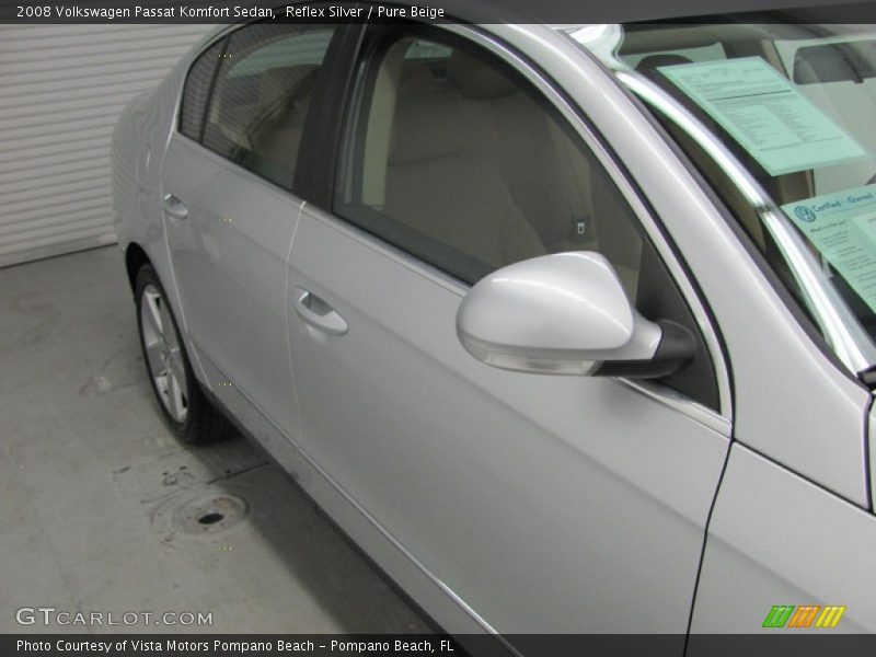 Reflex Silver / Pure Beige 2008 Volkswagen Passat Komfort Sedan