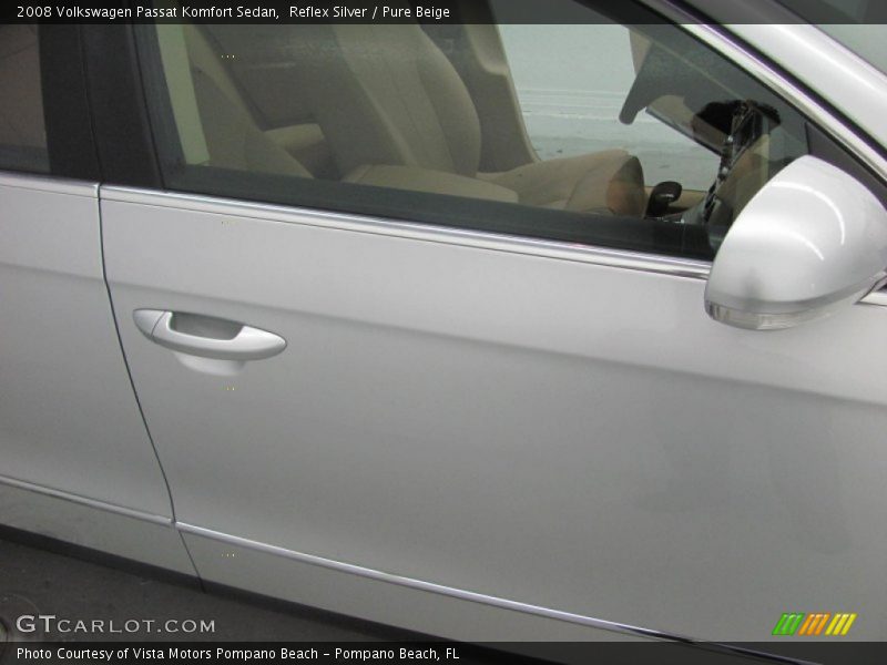 Reflex Silver / Pure Beige 2008 Volkswagen Passat Komfort Sedan
