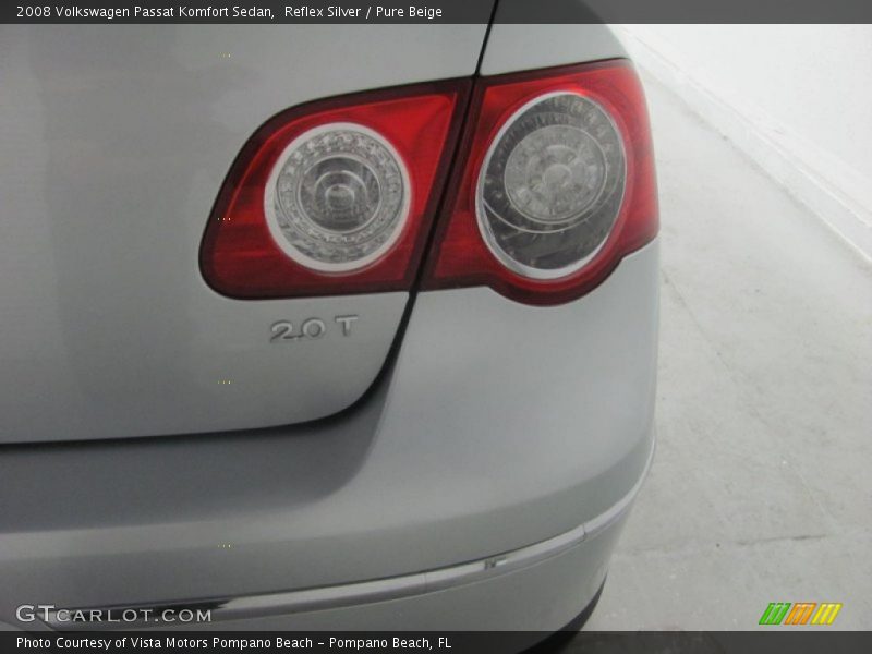 Reflex Silver / Pure Beige 2008 Volkswagen Passat Komfort Sedan