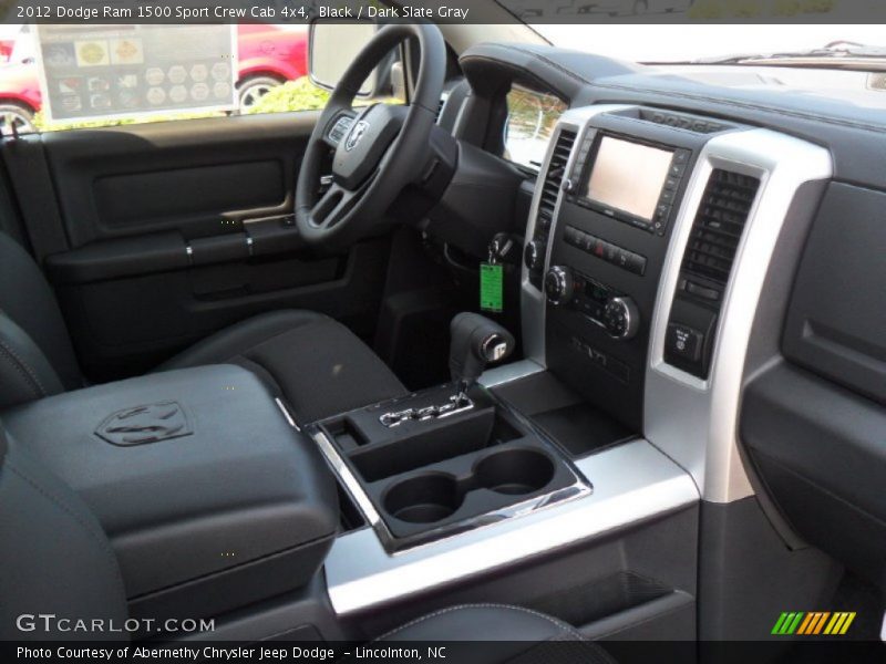  2012 Ram 1500 Sport Crew Cab 4x4 Dark Slate Gray Interior
