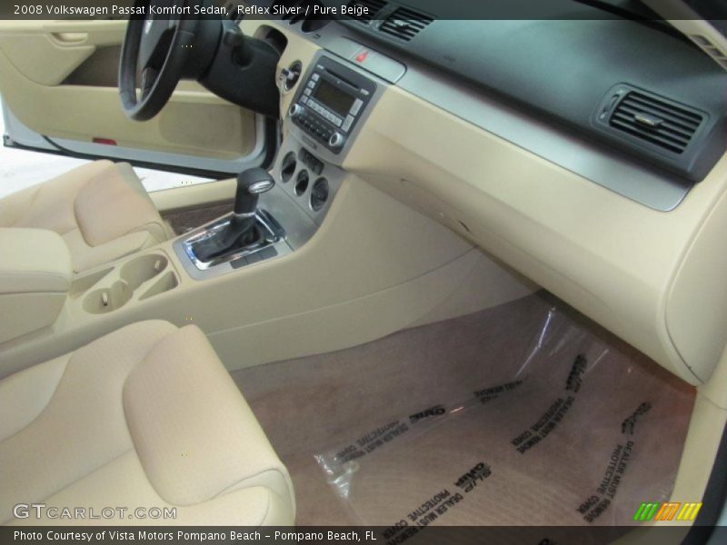 Reflex Silver / Pure Beige 2008 Volkswagen Passat Komfort Sedan