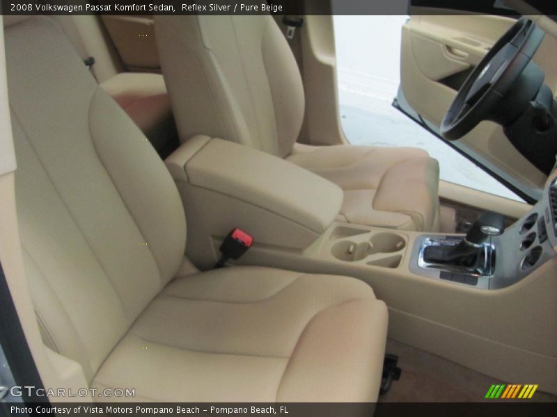 Reflex Silver / Pure Beige 2008 Volkswagen Passat Komfort Sedan
