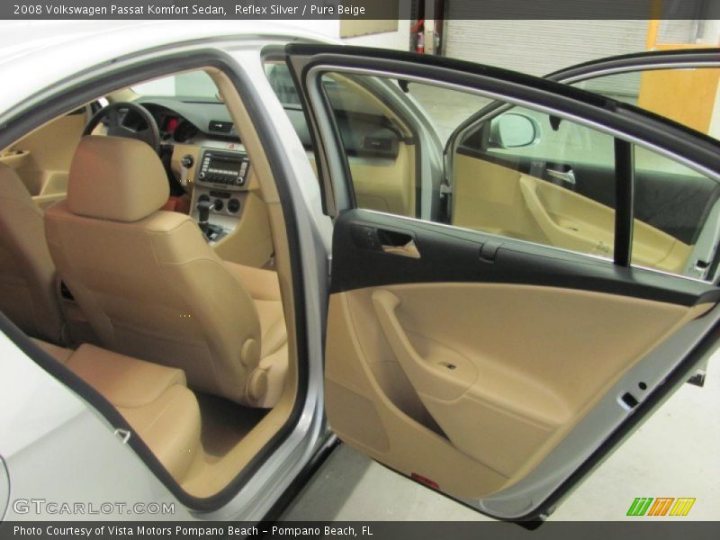 Reflex Silver / Pure Beige 2008 Volkswagen Passat Komfort Sedan