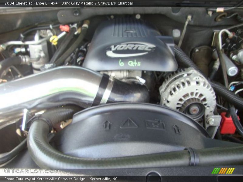 Dark Gray Metallic / Gray/Dark Charcoal 2004 Chevrolet Tahoe LT 4x4