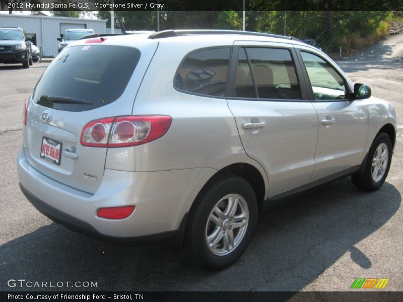 Moonstone Silver / Gray 2012 Hyundai Santa Fe GLS