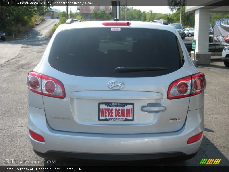 Moonstone Silver / Gray 2012 Hyundai Santa Fe GLS