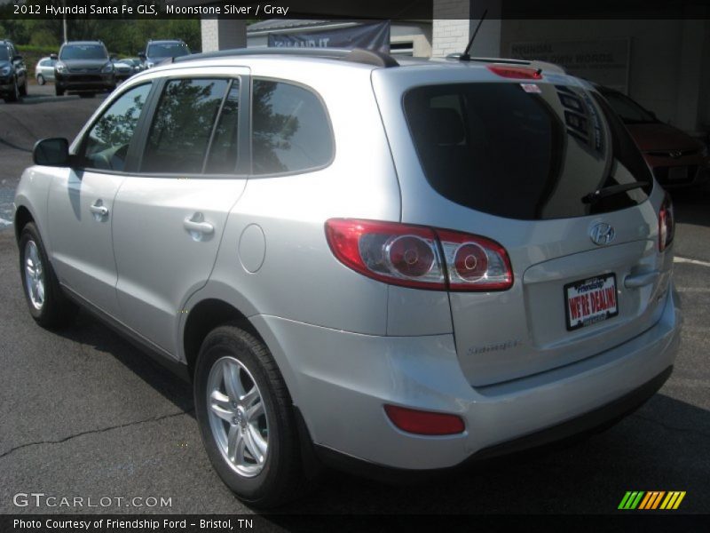 Moonstone Silver / Gray 2012 Hyundai Santa Fe GLS