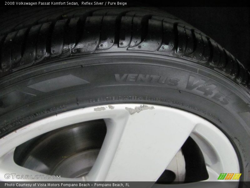 Reflex Silver / Pure Beige 2008 Volkswagen Passat Komfort Sedan