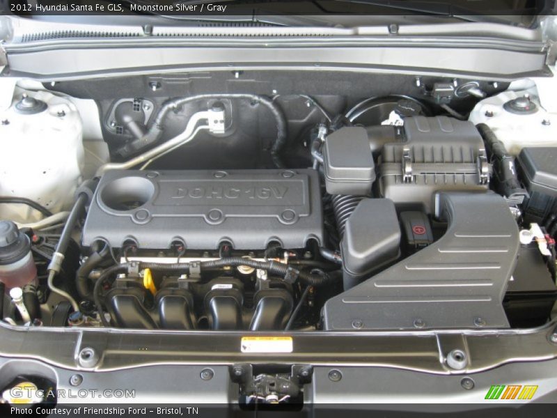 Moonstone Silver / Gray 2012 Hyundai Santa Fe GLS