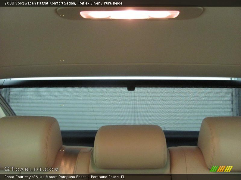 Reflex Silver / Pure Beige 2008 Volkswagen Passat Komfort Sedan