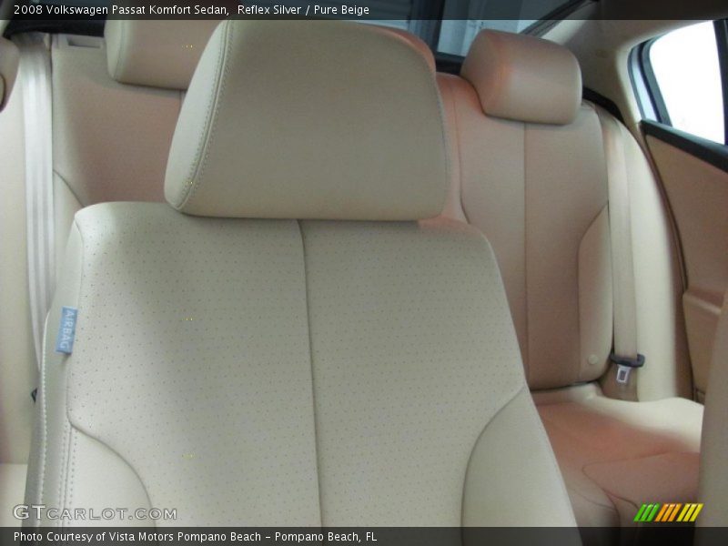 Reflex Silver / Pure Beige 2008 Volkswagen Passat Komfort Sedan