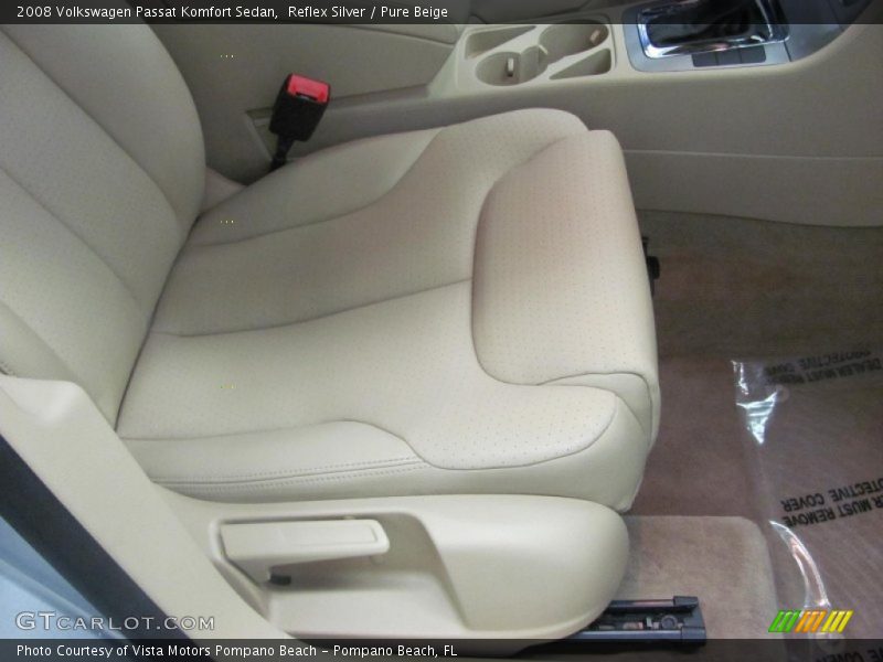 Reflex Silver / Pure Beige 2008 Volkswagen Passat Komfort Sedan