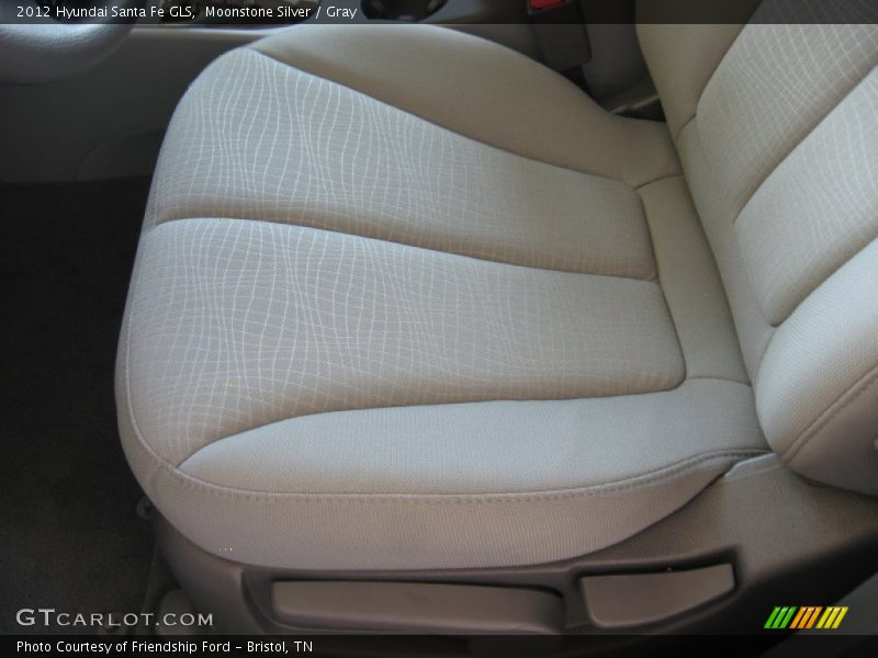 Moonstone Silver / Gray 2012 Hyundai Santa Fe GLS