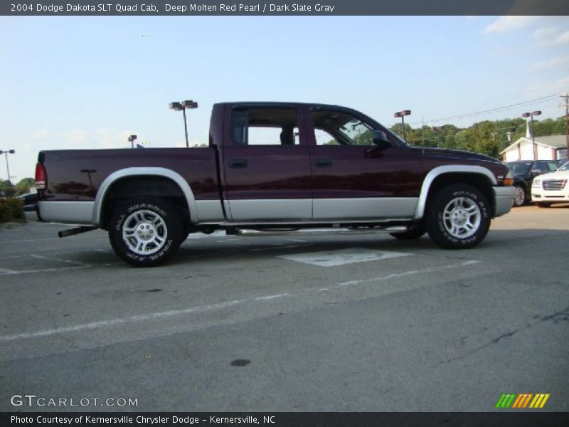 Deep Molten Red Pearl / Dark Slate Gray 2004 Dodge Dakota SLT Quad Cab