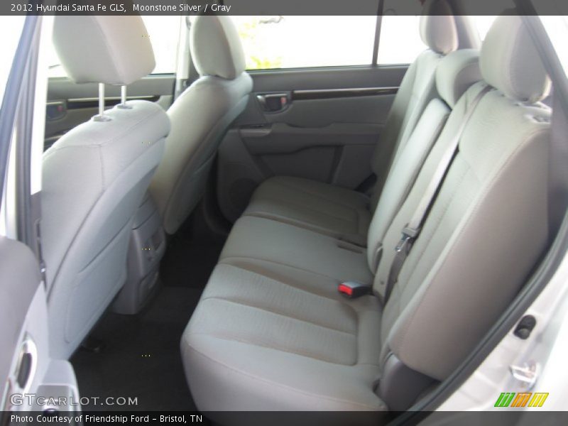 Moonstone Silver / Gray 2012 Hyundai Santa Fe GLS