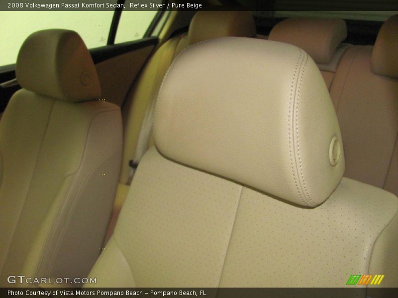 Reflex Silver / Pure Beige 2008 Volkswagen Passat Komfort Sedan