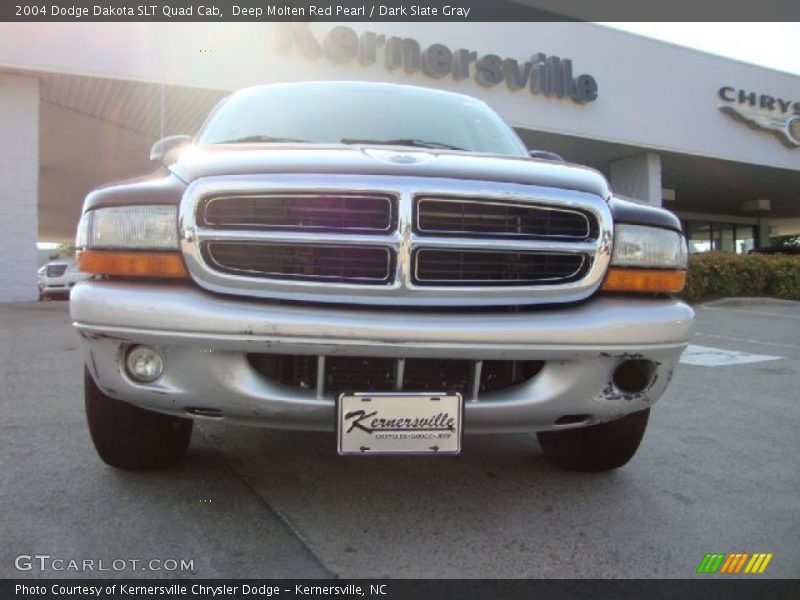 Deep Molten Red Pearl / Dark Slate Gray 2004 Dodge Dakota SLT Quad Cab