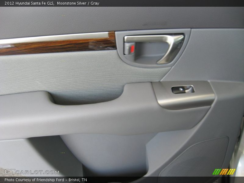 Moonstone Silver / Gray 2012 Hyundai Santa Fe GLS
