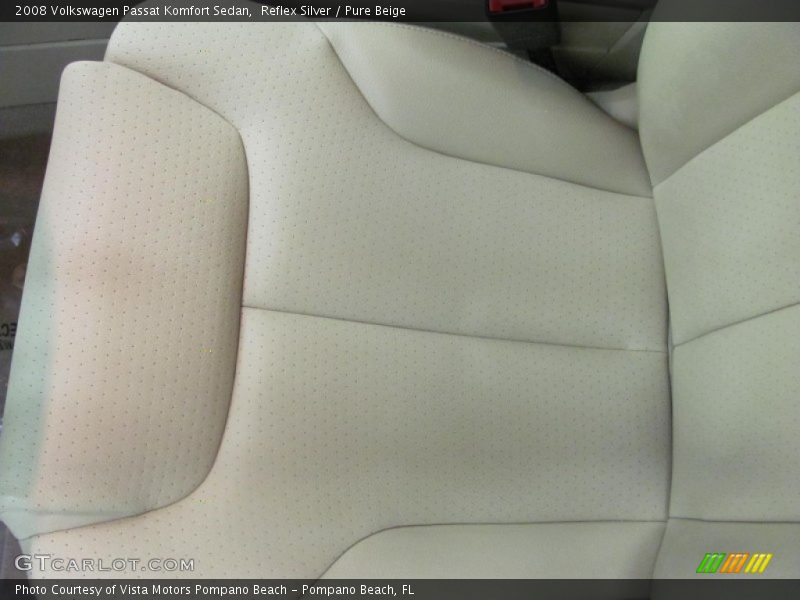 Reflex Silver / Pure Beige 2008 Volkswagen Passat Komfort Sedan
