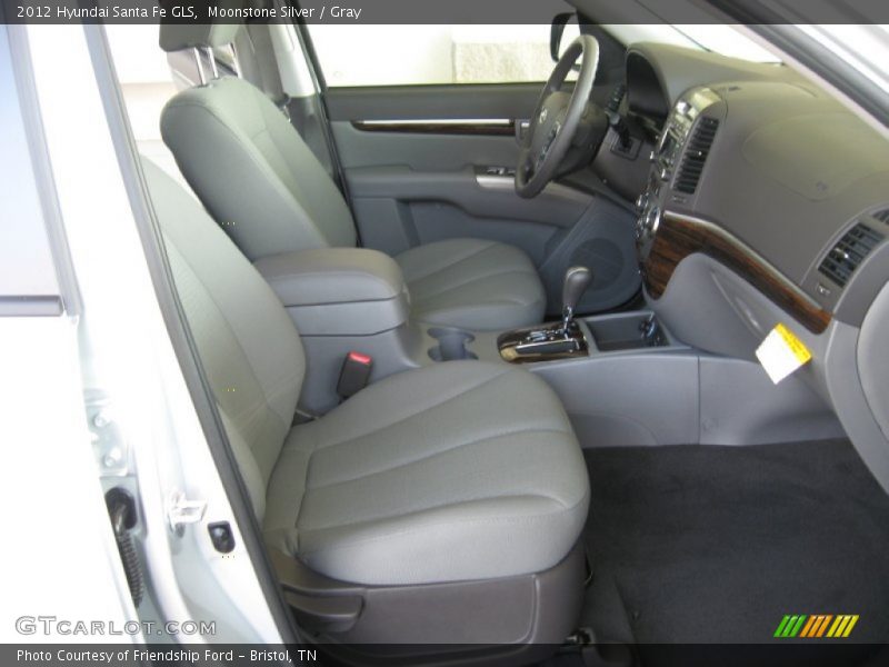 Moonstone Silver / Gray 2012 Hyundai Santa Fe GLS