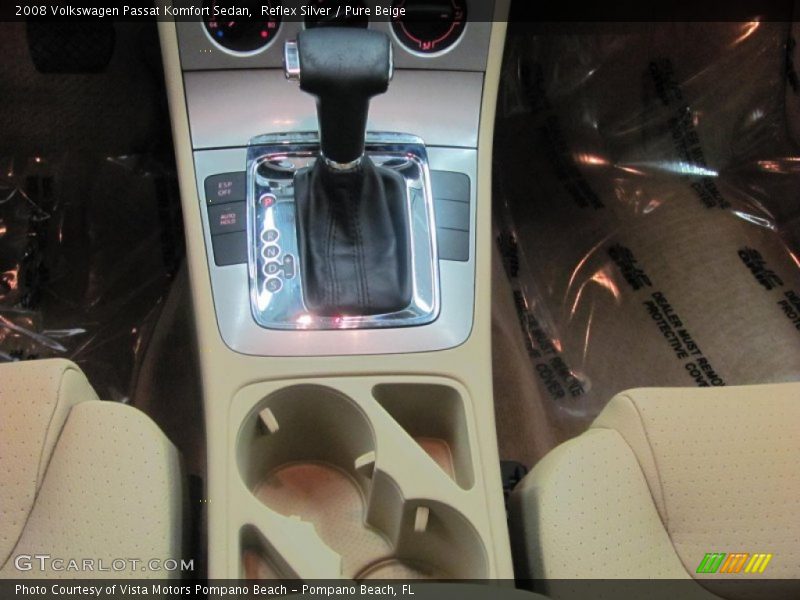 Reflex Silver / Pure Beige 2008 Volkswagen Passat Komfort Sedan