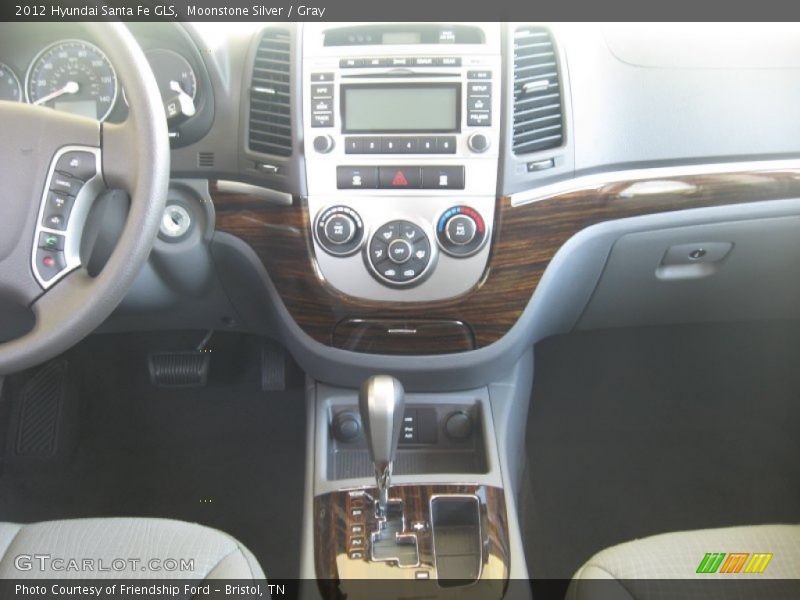 Moonstone Silver / Gray 2012 Hyundai Santa Fe GLS