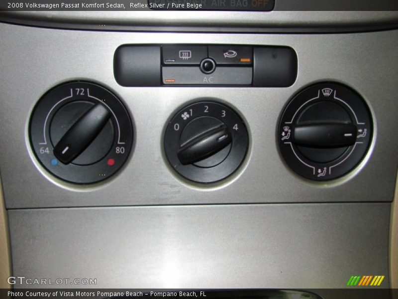 Reflex Silver / Pure Beige 2008 Volkswagen Passat Komfort Sedan