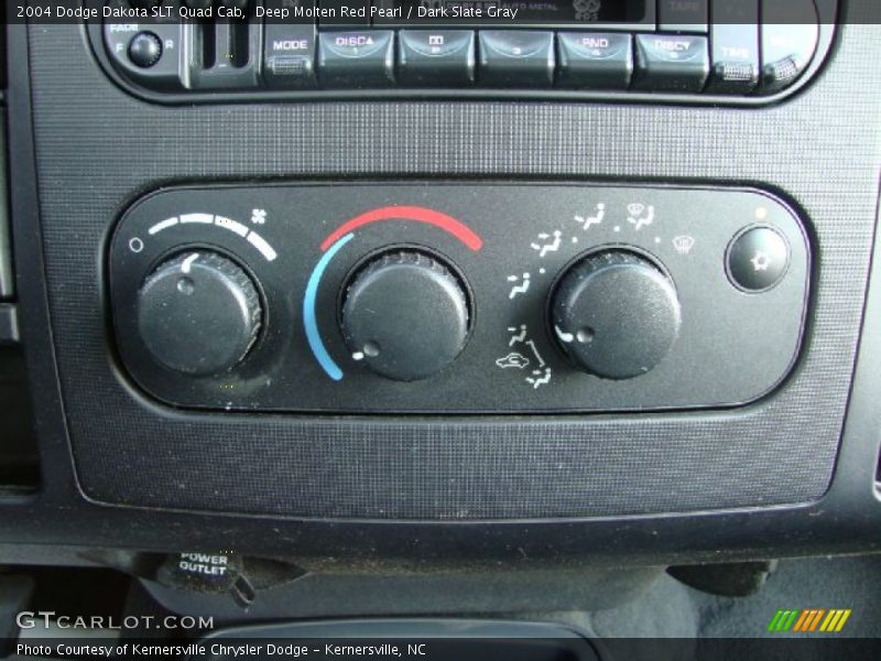 Controls of 2004 Dakota SLT Quad Cab