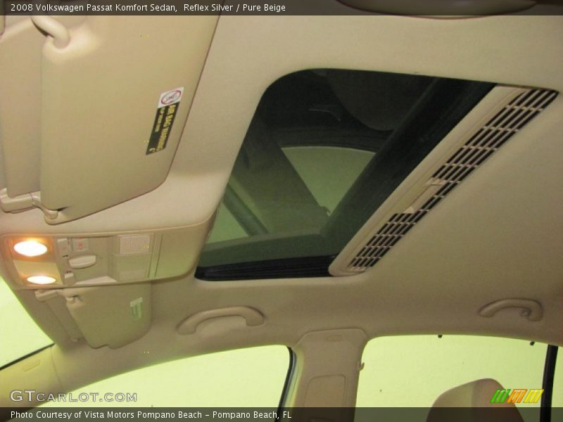 Reflex Silver / Pure Beige 2008 Volkswagen Passat Komfort Sedan