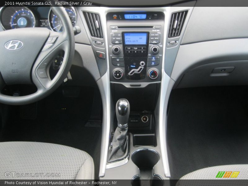 Radiant Silver / Gray 2011 Hyundai Sonata GLS