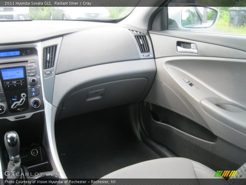 Radiant Silver / Gray 2011 Hyundai Sonata GLS