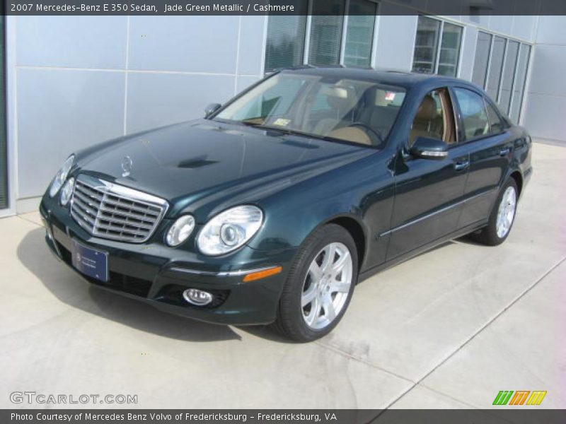 Jade Green Metallic / Cashmere 2007 Mercedes-Benz E 350 Sedan
